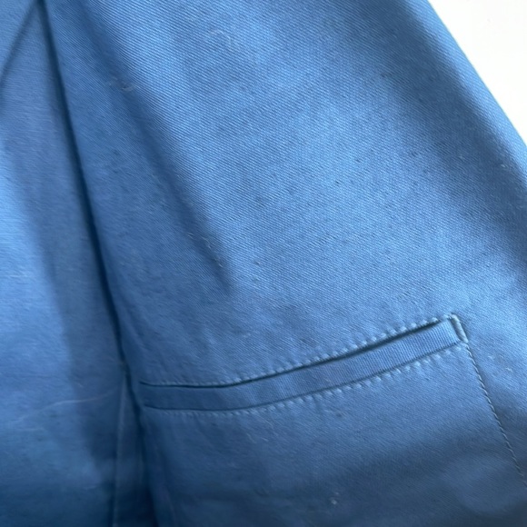 Everlane Performance Chino blazer navy blue with black spots two button men’s 38 - Picture 7 of 12